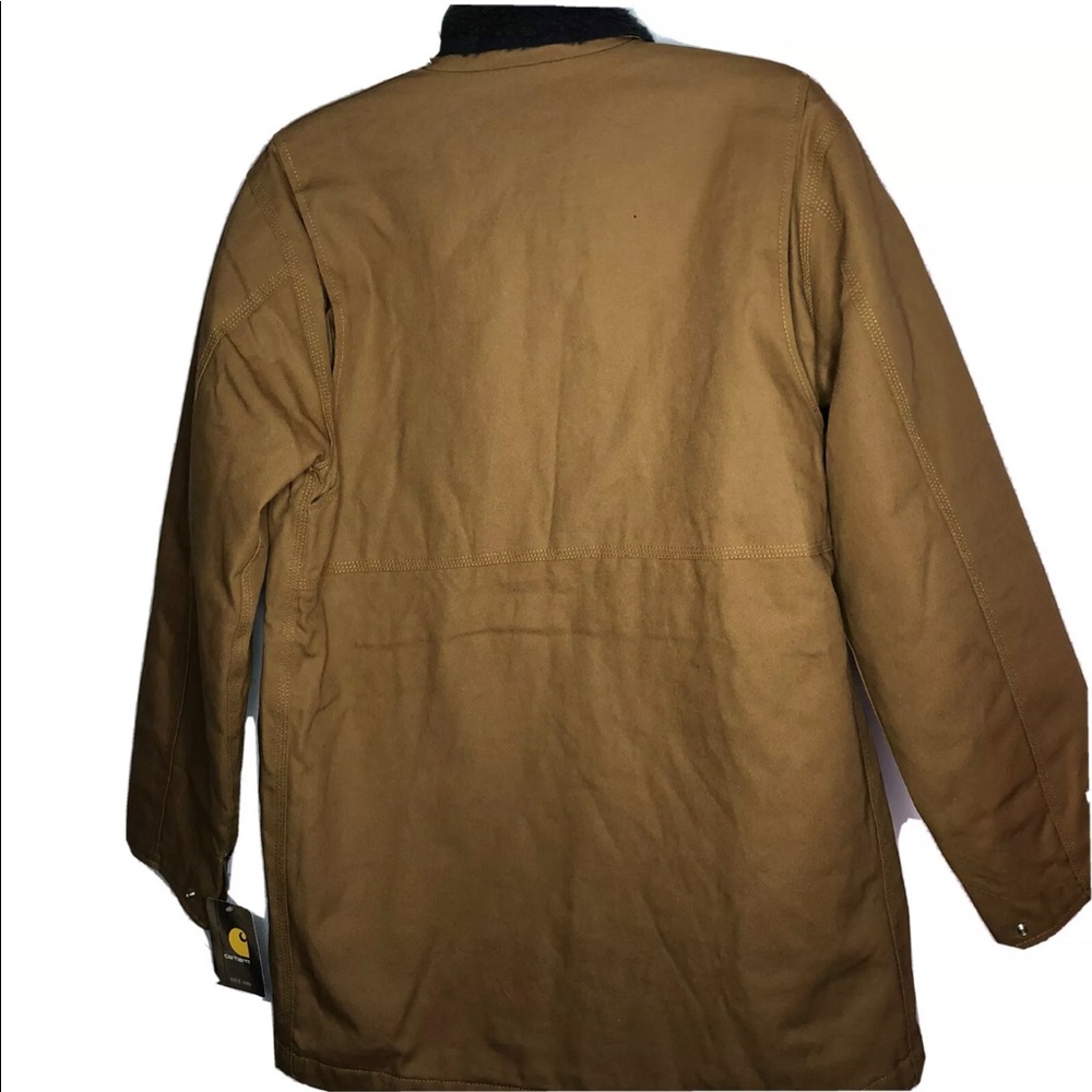 Carhartt Full Swing Fleece Lined Canvas Chore Coat - Picture 2 of 8